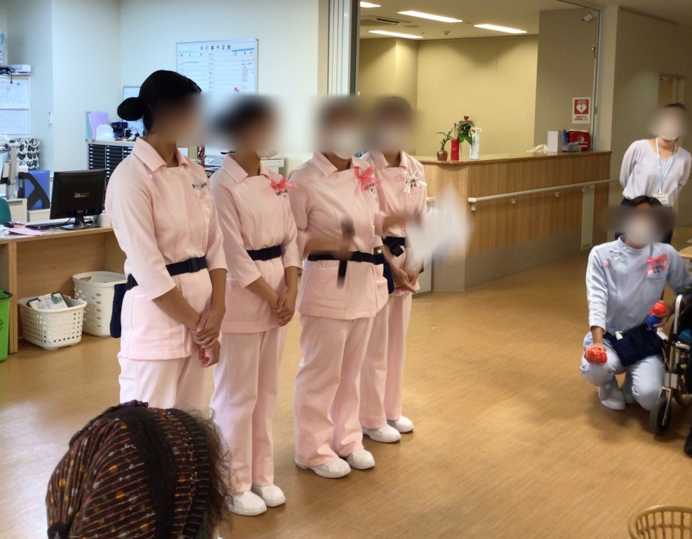 9月　看護・介護実習生