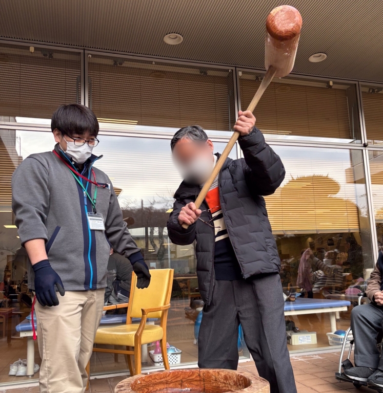 1月　餅つき大会